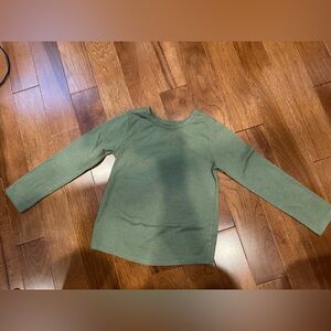 5T Girls Long Sleeve T-Shirt – Olive Green